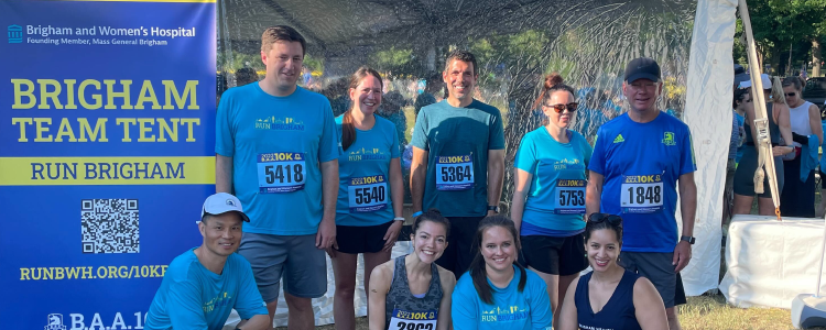 HUECU Team at the B.A.A. 10k run