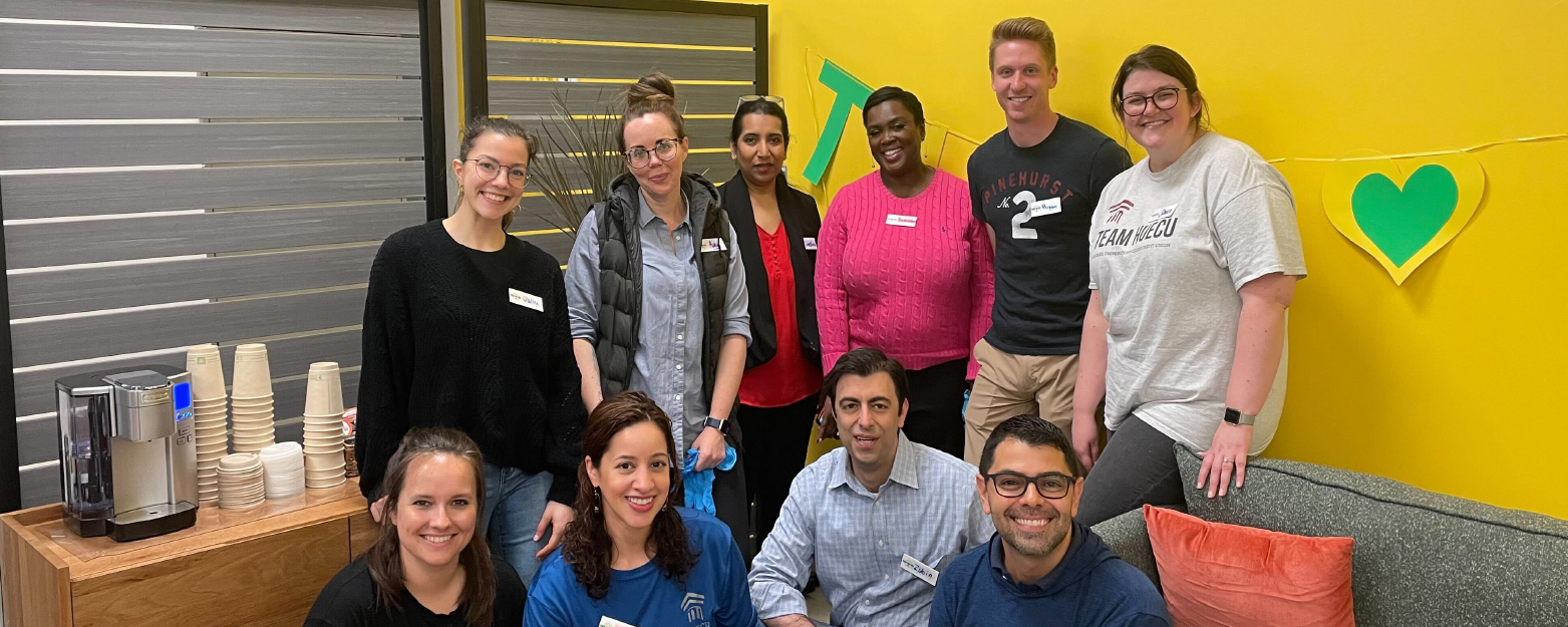 HUECU employees donating 200 hours to the Volunteer Initiative Program